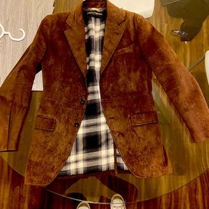 Dolce Gabbana Suede Coat